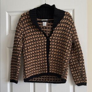 Talbots Hand knit Cardigan Sweater / Size Medium